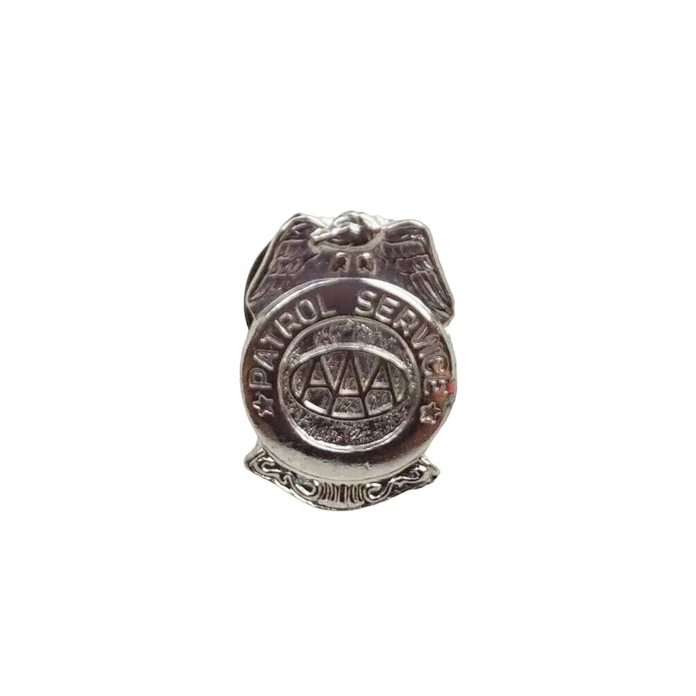 AAA Safety Patrol Badge Silver .5 Inches Adult Unisex Collector's Pin